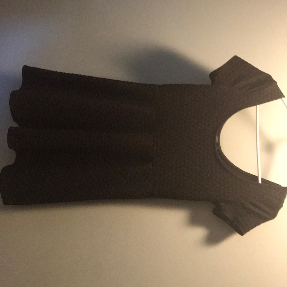 Black cap sleeve women’s dress